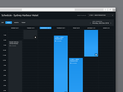 Advertisement Scheduler app application calendar calendar app clean date design planner scheduler ui ux web website