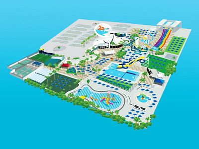 Yamit - water park map