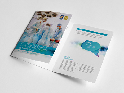 Medical Center - departments budget brochures branding brochure design medical design print