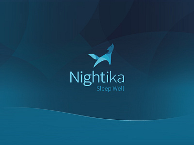 Nightika - Advantaged Solutions In Respiratory Disorders branding fox identity illustration logo logo design presentation sketch