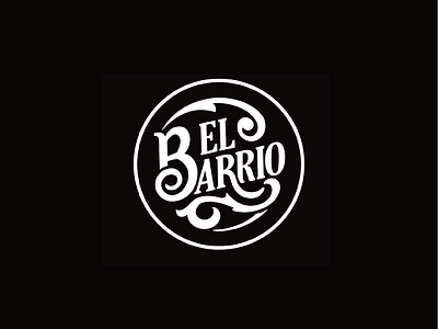 El Barrio logo branding buenos aires fileteado logo