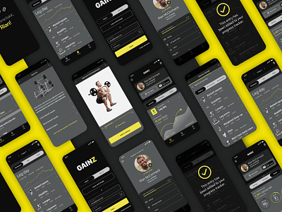 Fitness App Concept design fitness app product design ui