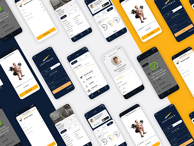 Gym Concept App design fitness fitness app mobile app mobile design mobile ui product design