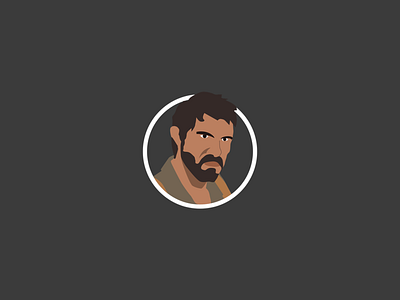 The Last of Us - Joel (updated) illustration portrait sticker the last of us tlou vector vinyl sticker