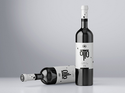 OTTO-WINE bottle branding logo otto wine