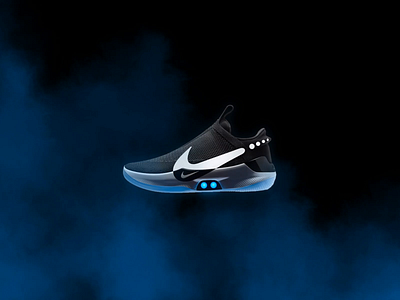 Nike Adapt Desktop Slider 2020 adapt animation branding design desktop nike principleapp shoes shopping sketch slider smoke sneaker sneakerhead ui ux