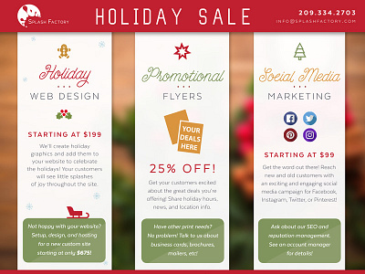 Holiday Promotion Flyer
