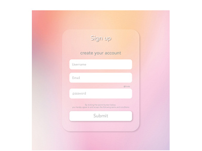 Daily UI #001 Sign Up