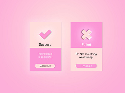 Daily UI #011 Flash Message (Error/Success) 011 appdesign branding dailyui design graphicdesign illustration ui uidesign uiuxdesigner userexperiencedesign userinterface userinterfacedesign ux