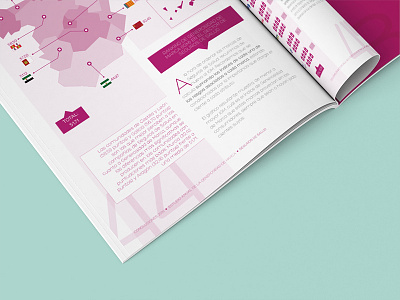 Detail of editorial design brochure business data editorial design gradient indesign infographic report