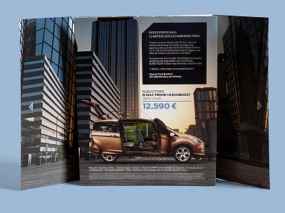 Ford flyer brochure car editorial design ford indesign magazine ad paper print