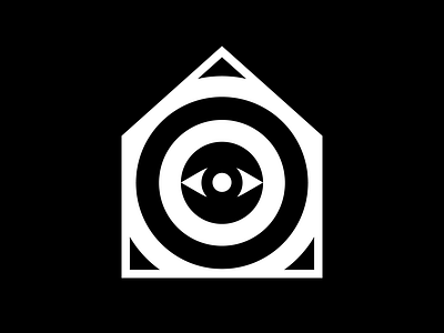 Mad Haus Logo Concept art direction badge branding design eye house icon illustration logo logo design minimal modern