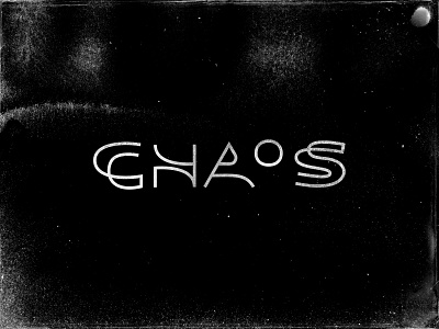 Chaos chaos experiment fontself lettering line stroke