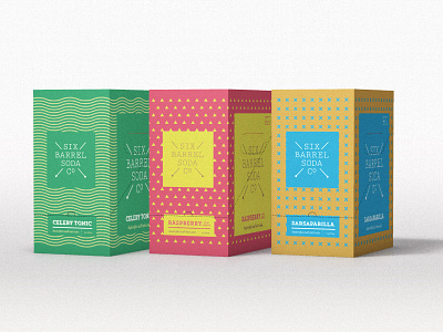 Box Set box packaging pattern soda