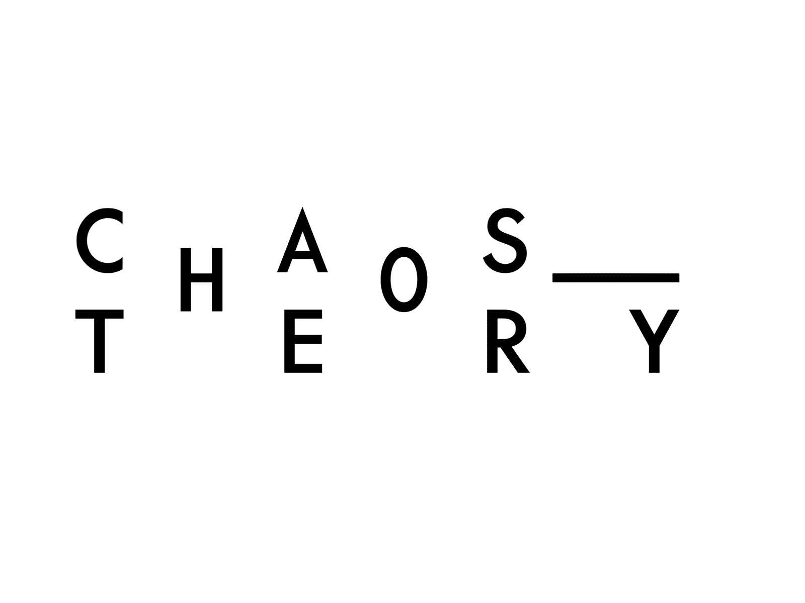 Chaos chaos logo typograhy