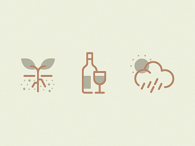 Wine icons