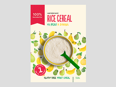 Rice Cereal banana breakfast cereal fruit pear rice