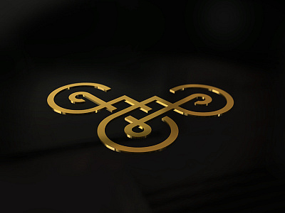 Gold 3d gold icon logo loop nz