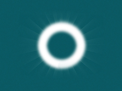 O circle o rays solar