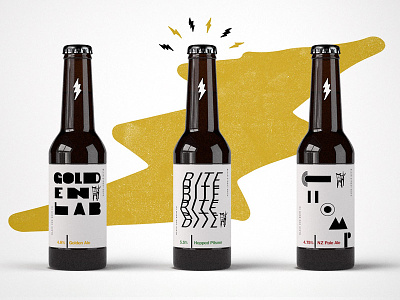 Black Dog beer black blackdog bottle dog packaging typography