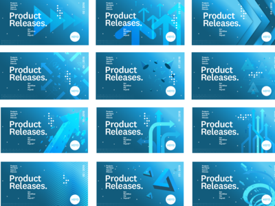 Product releases arrow blue gradient saas update xero