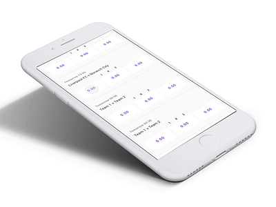 Flow concept betting interface keyboard mobile ui design uidesign