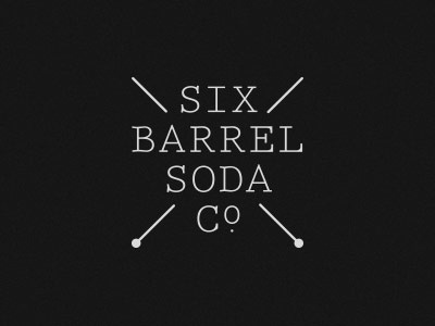 Six Barrel Soda logo logo packaging