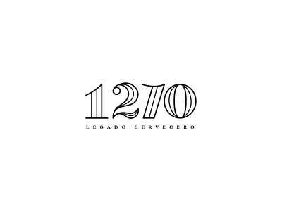 1270 Beer | Proposal branding design logo proposals vector