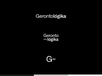 Gerontologika | Branding branding consultant design geriatric logo responsive