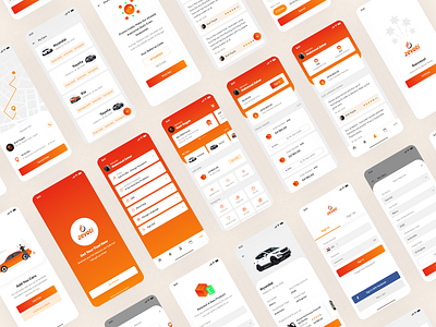 Zeioty App design app clean design flat fuel icon icons mobile ui