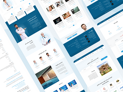 Altaafi clean design doctor flat icons ui web website