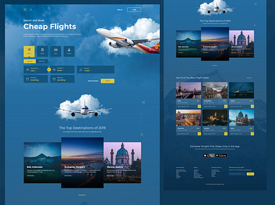 Travel Agency (Concept design) clean design flat icons illustration ui ux web website