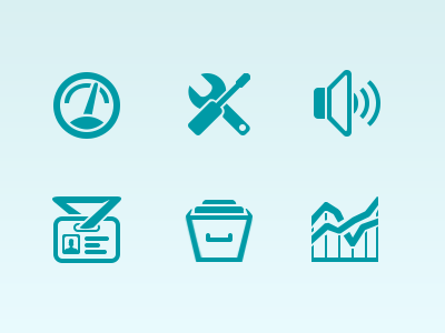 Icons for call recording system audio card catalog dashboard flat graph icon settings speaker stats ui user