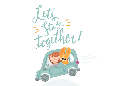 Let's Stay Together adorable illustration kids lit