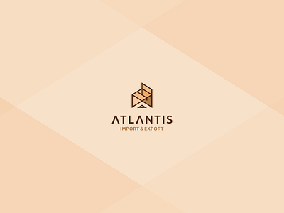 Atlantis brand branding design export graphic import logo