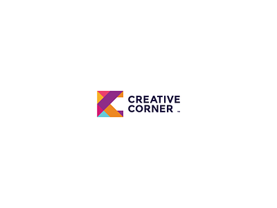 Creattiv Corner abstract abstract logo brand branding geometrice logo
