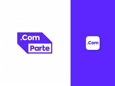 .comparte | Brand Concept app brand geometric icon identity logo logotype mark modern modern logo platform share logo symbol tech tech logo