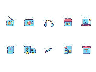 icon collection-Blue theme