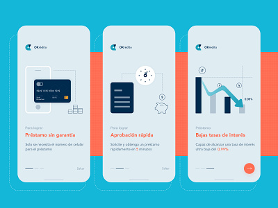 Debit Guide Page app app design blank card design financial icon illustration lists ui