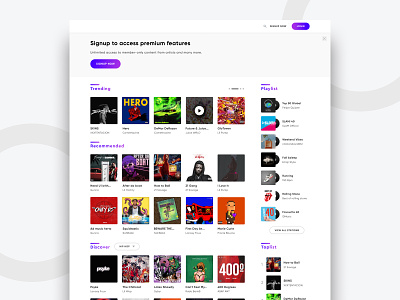 Homepage for Music homepage music player sketch