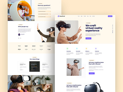 VR Landing Page