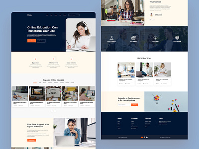 Education Landing Page