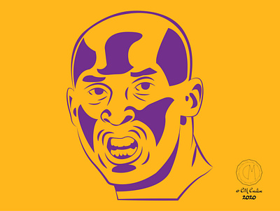 Black Mamba Snarl 24 8 adobe illustrator basketball illustration kobe bryant lakers mamba mentality nba vector