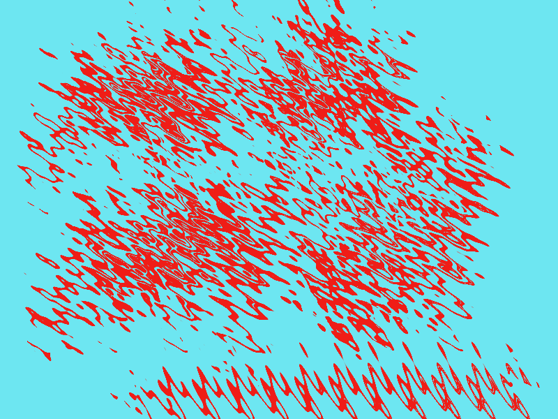 A love letter to Adobe shake that ass distortion wiggle red blue lettering music non qui non ora typography gif adobe capture