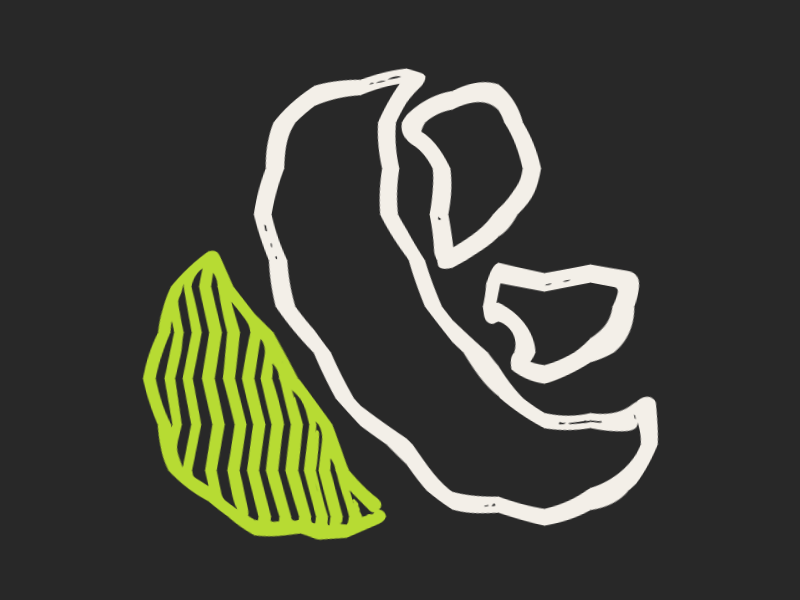 Wiggle, wiggle, wiggle, yeah! branding logo lime green blog black animation illustration gif motion ampersand after effects