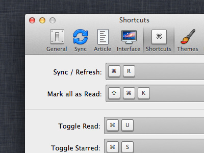 Caffeinated Shortcuts app caffeinated osx preferences software