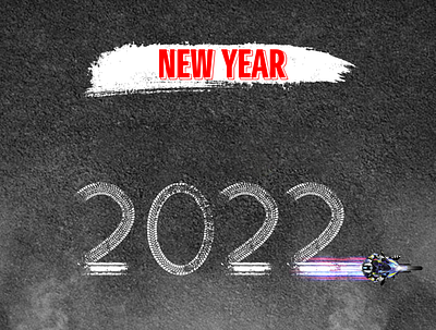 Happy-New-Year-2022 3d animation branding graphic design logo motion graphics ui