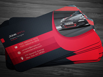 Rent A Car Business Card