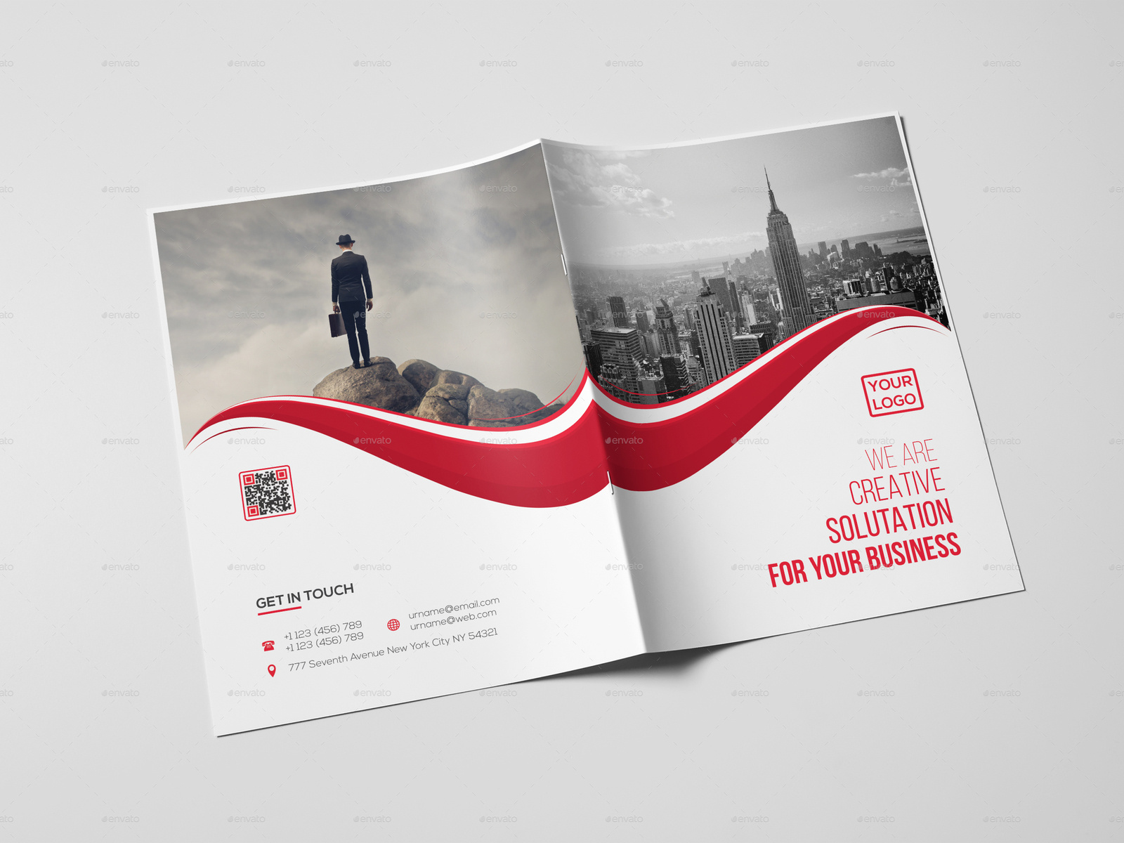 Corporate Bifold Brochure By Faysal Habib On Dribbble