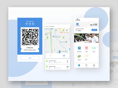 Parking mobile Application mobile app parking app uidesign uxdesign